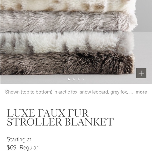 fur stroller blanket